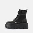 Buffalo Zespher Lace Up MID black 93036 1