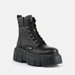 Buffalo Zespher Lace Up MID Schwarz 93036 2