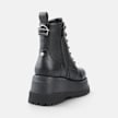 Buffalo Stack Lace Up MID black 104560 3