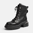 Buffalo VANTA LACE UP MID - VEGAN NAPPA black 104579 2