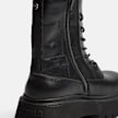 Buffalo STACY LACE UP MID - VEGAN NAPPA schwarz 104588 4