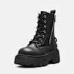 Buffalo PHANTOM LACE UP ZIP - VEGAN NAPPA Schwarz 104604 3