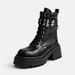 Buffalo LIV LACE UP MID - VEGAN NAPPA Schwarz 104627 2