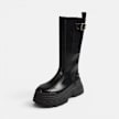 Buffalo FUSION PANEL ZIP HI - VEGAN NAPPA black 104686 2