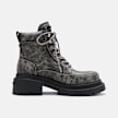 Buffalo JACK LACE UP MID - VEGAN NUBUCK grey 104700 2