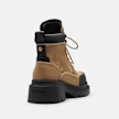 Buffalo JACK LACE UP MID - VEGAN NUBUCK beige 104699 4