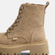 Buffalo ASPEN LACE UP MID WARM - VEGAN NUBUCK beige 104712 4