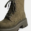 Buffalo ASPEN LACE UP MID WARM - VEGAN NUBUCK beige 104714 4