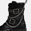 Buffalo ASPHA LACE UP BIKER - VEGAN NAPPA black 104840 4