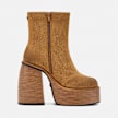 Buffalo Heart Bootie Stack brown 104865 2