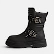 Buffalo LENNOX BIKER MID - VEGAN NUBUCK Schwarz 104896 1