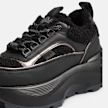 Buffalo MANHATTEN SNEAKER WARM - VEGAN NAPPA/FUR black 104912 5