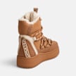 Buffalo ARIYA LACE UP WARM HI - VEGAN NUBUK Braun 104927 3