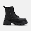 Buffalo ZANOS LACE UP MID WARM - VEGAN NUBUCK black 105970 3