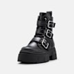 Buffalo ZARTO BOOT BUCKLE MID - VEGAN NAPPA Schwarz 105983 2