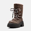 Buffalo ZAVEN SNOW - VEGAN NAPPA/FUR brown 106088 2
