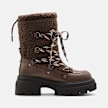 Buffalo ZAVEN SNOW - VEGAN NAPPA/FUR brown 106088 3