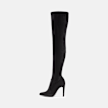 Buffalo ZARJORIE OVERKNEE - VEGAN SUEDE schwarz 106098 1