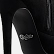 Buffalo ZARJORIE OVERKNEE - VEGAN SUEDE schwarz 106098 5