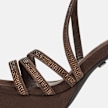 Buffalo ALCIE GLAM - VEGAN SUEDE Braun 108689 5