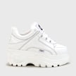 Buffalo Classic Low BS Leather blanco 62405 2
