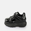 Buffalo Classic Low Patent Leather negro 62416 1