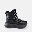 Buffalo Manhatten WNTR Lace Up Puffed schwarz 91279 4