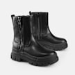 Buffalo Aspha Bootie Zip BS negro 65513 3