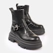 Buffalo Dione Biker Boot MID nero 91226 3