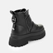 Buffalo Pluto Zip Buckle negro 94051 4
