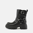 Buffalo Zaven Bootie Biker Nero 93025 1