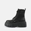 Buffalo Zespher Lace Up MID Schwarz 93036 1