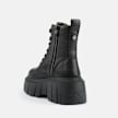 Buffalo Zespher Lace Up MID black 93036 3