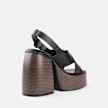 Buffalo Heart Cross Sandal nero 102314 3