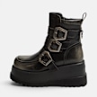 Buffalo STACK BIKER BOOT - VEGAN NAPPA Grigio 104559 1