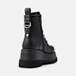 Buffalo Stack Lace Up MID noir 104560 4