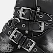Buffalo SORAYA HEAVY BIKER MID - VEGAN NAPPA gris 104577 5
