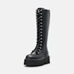 Buffalo BRAKE LACE UP HI - VEGAN NAPPA Nero 104583 3
