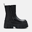 Buffalo GOSPHER  ZIP MID - VEGAN NAPPA black 104593 2