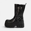 Buffalo GOSPHER BIKER MID- VEGAN NAPPA schwarz 104594 1