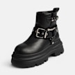 Buffalo DIONE BIKER LO - VEGAN NAPPA Nero 104599 2
