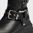 Buffalo DIONE BIKER LO - VEGAN NAPPA Nero 104599 4