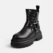 Buffalo DIONE BIKER ZIP MID - VEGAN NAPPA Nero 104600 2
