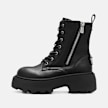Buffalo PHANTOM LACE UP ZIP - VEGAN NAPPA noir 104604 1