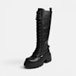 Buffalo BRAVR LACE UP HI - VEGAN NAPPA Nero 104623 2
