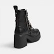 Buffalo MILA LACE UP CHAIN MID - VEGAN NAPPA negro 104638 3