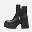 Buffalo MILA ZIP BOOT MID - VEGAN NAPPA Schwarz 104633 1
