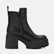 Buffalo MILA ZIP BOOT MID - VEGAN NAPPA Schwarz 104633 2