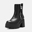 Buffalo MILA ZIP BOOT MID - VEGAN NAPPA noir 104633 3