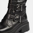 Buffalo CATHY BIKER MID TB - VEGAN NAPPA negro 104639 4